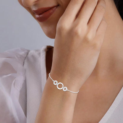 Silver Together Knot Bracelet