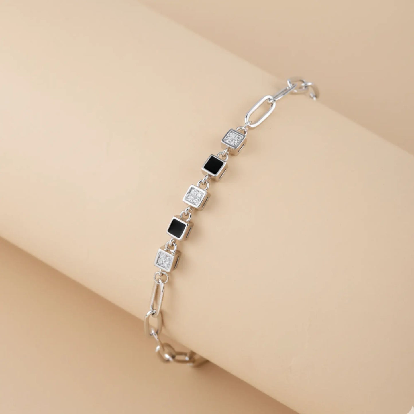 Silver Eterna Link Bracelet