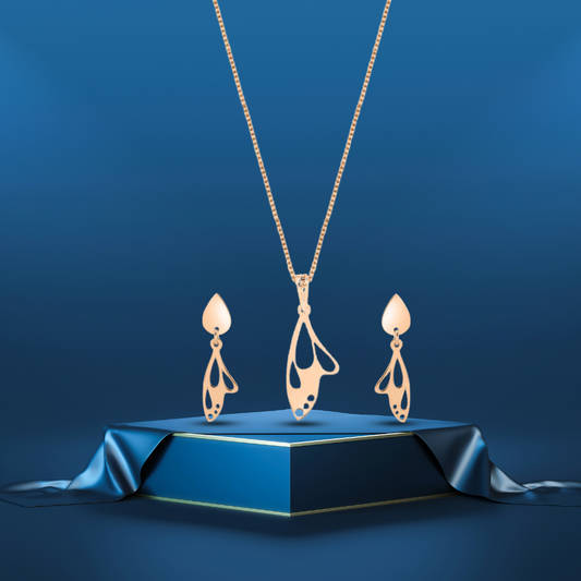 Rose Gold Dewdrop Love Set