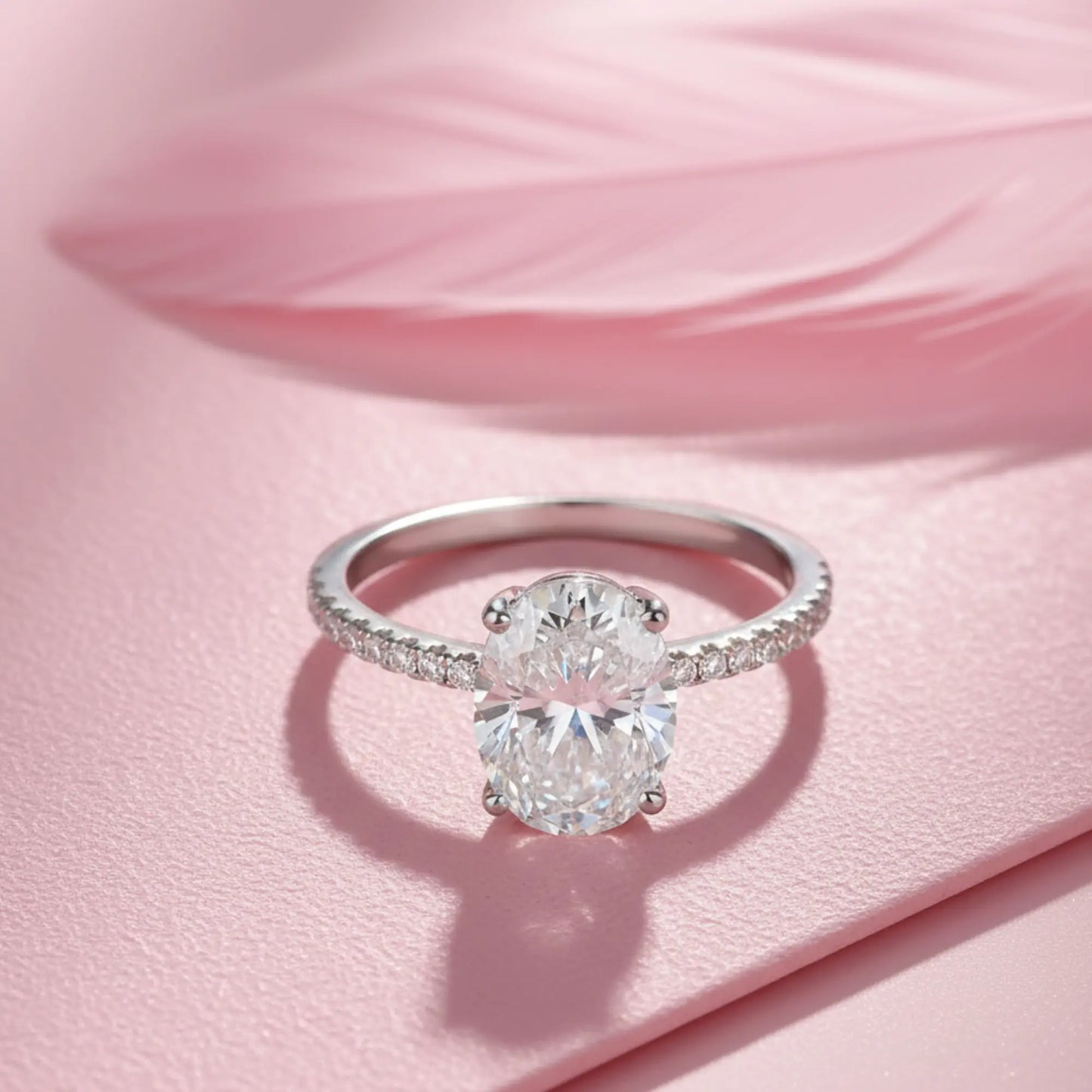 Silver Stellar Solitaire Ring