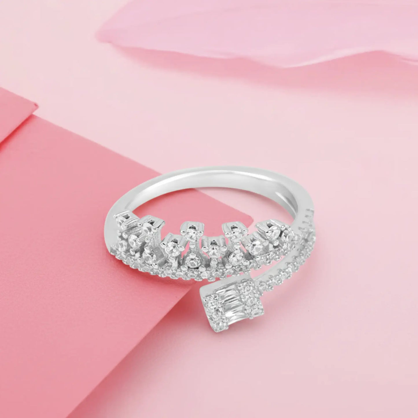 Silver Startrail Ring