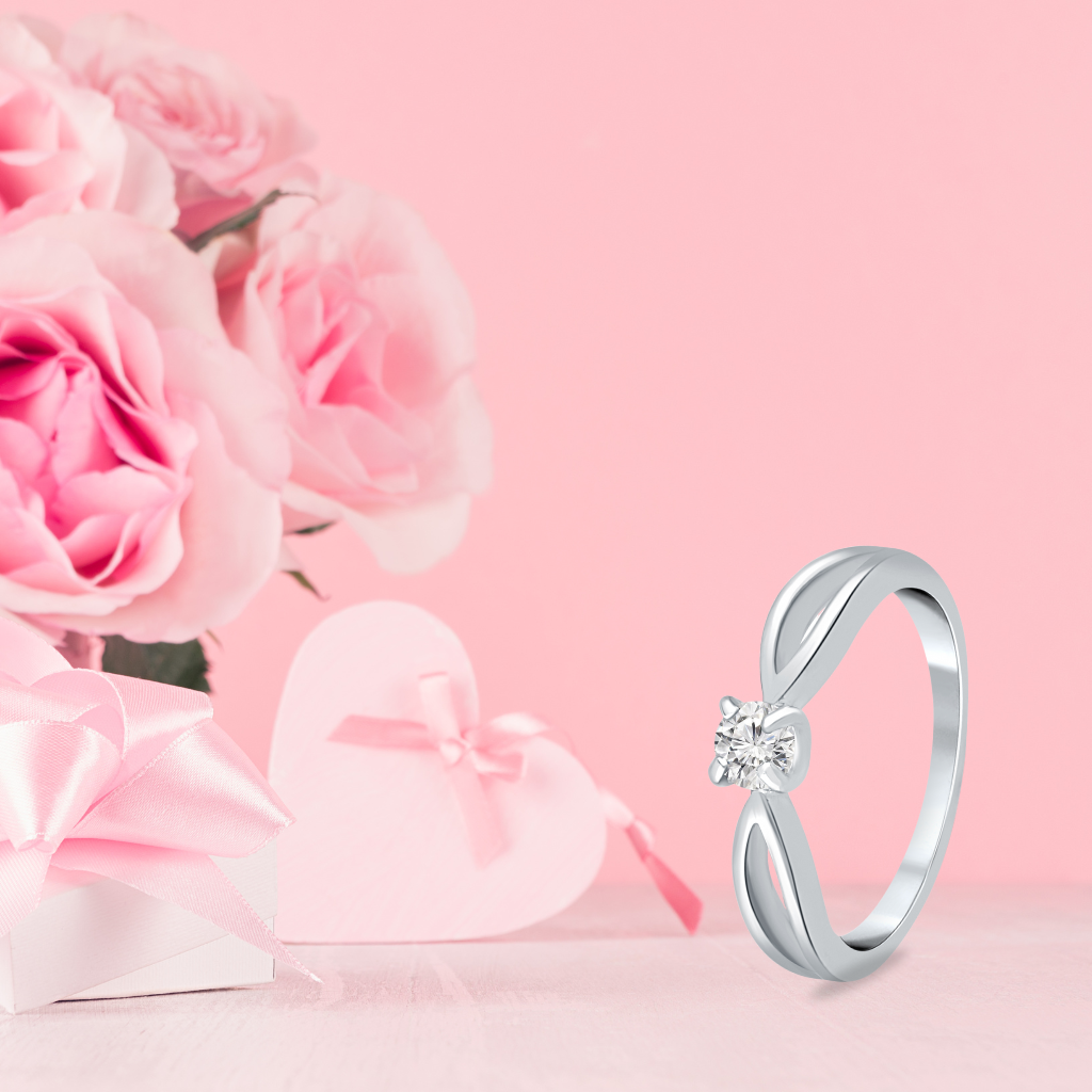 Silver Infinite Solitaire Ring