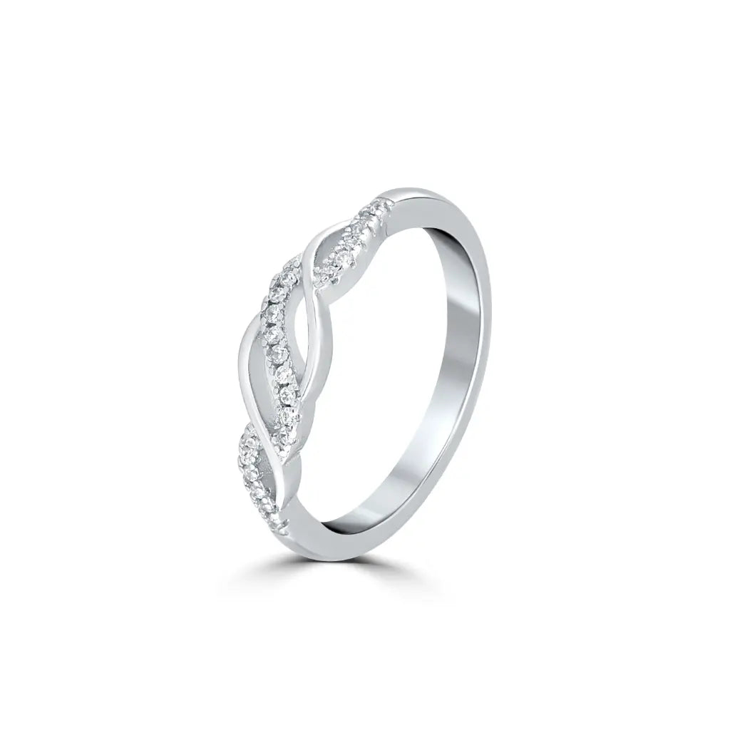 Silver Timeless Sweep Ring