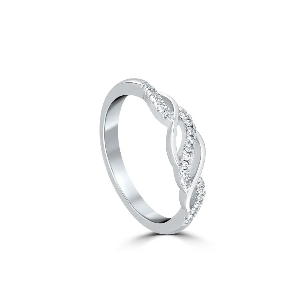 Silver Timeless Sweep Ring