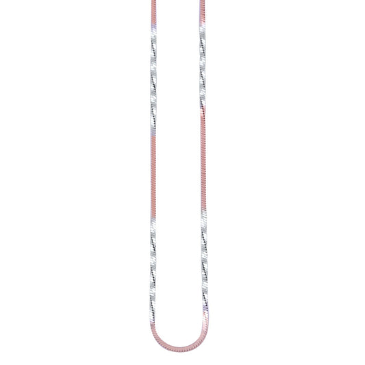 Rose Gold Twisted Fusion Chain