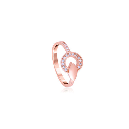 Rose Gold Eternity Glow Ring