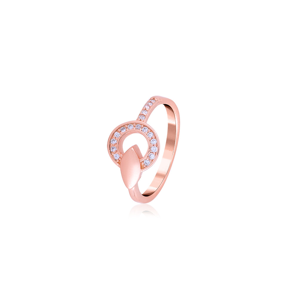 Rose Gold Eternity Glow Ring