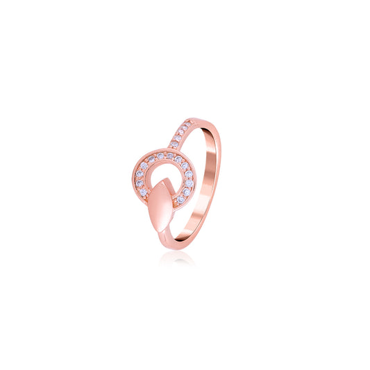 Rose Gold Eternity Glow Ring