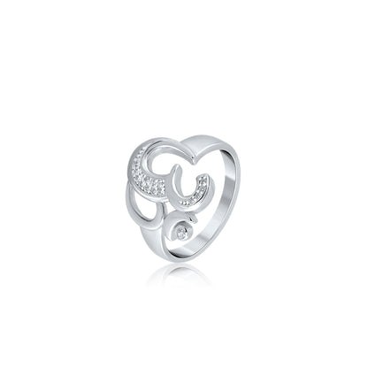 Silver Om Ring For Him
