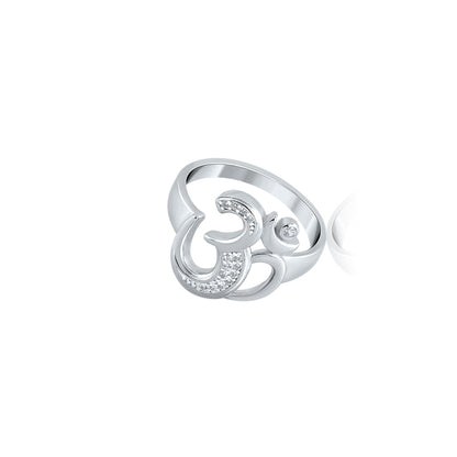 Silver Om Ring For Him
