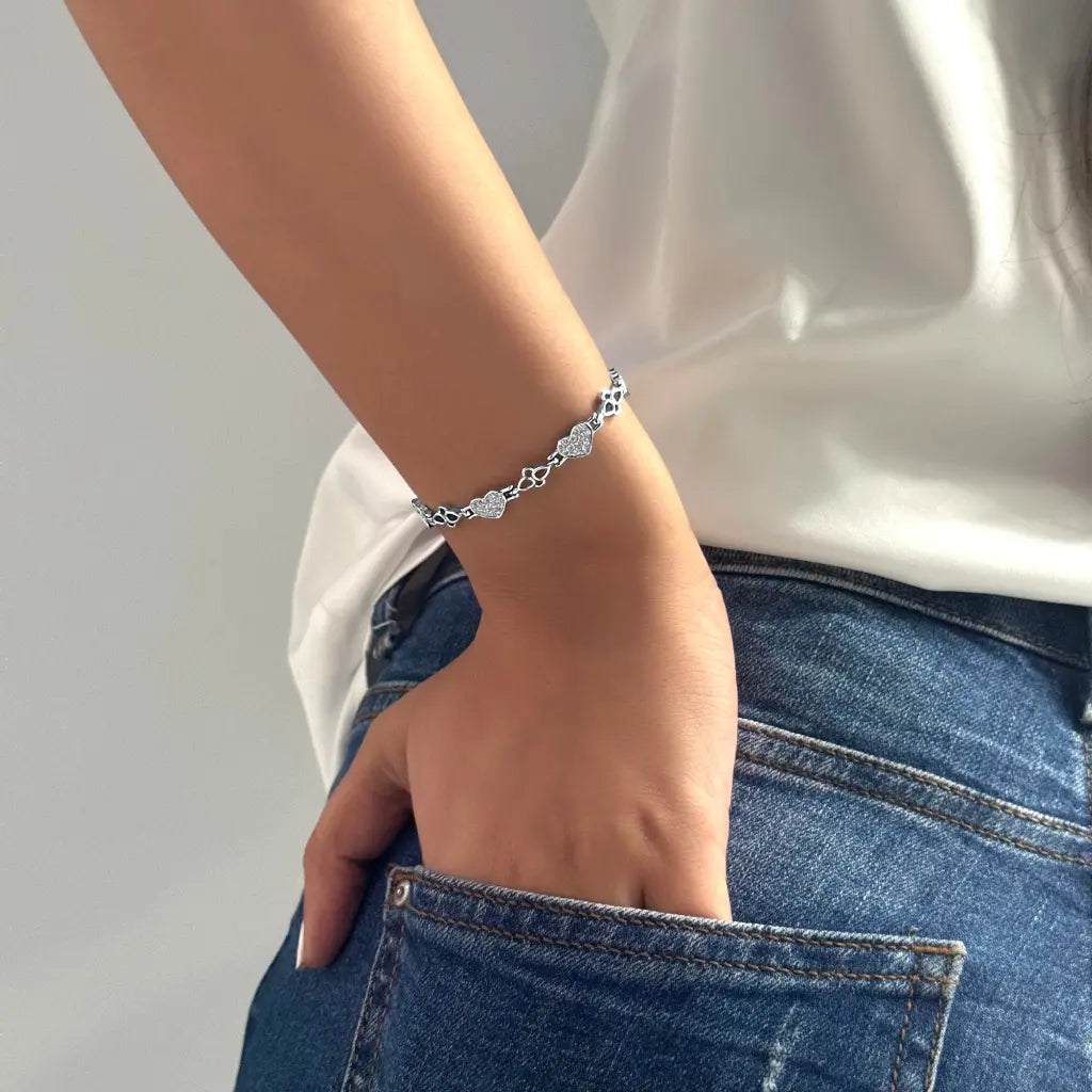 Silver Loveline Bracelet