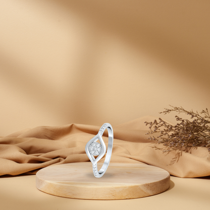 Silver Mystic Gaze Ring