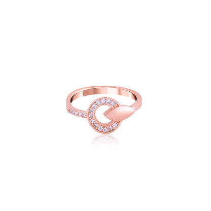 Rose Gold Eternity Glow Ring