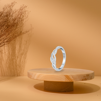 Silver Timeless Sweep Ring