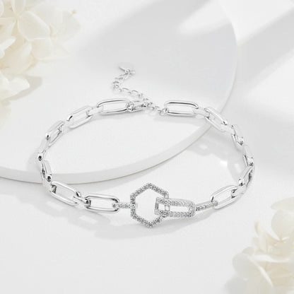 Silver Link Chain Bracelet