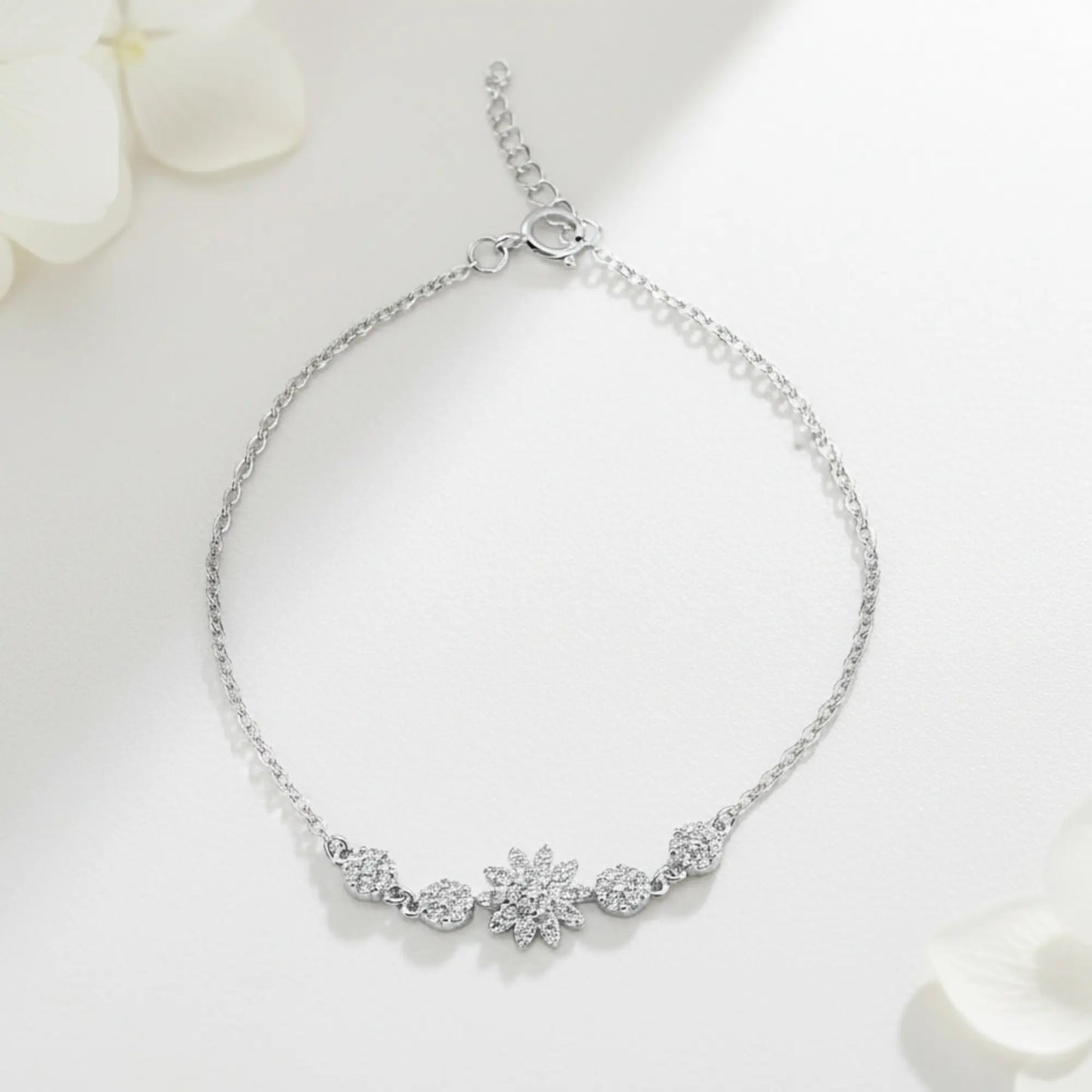Silver Petalia Bracelet