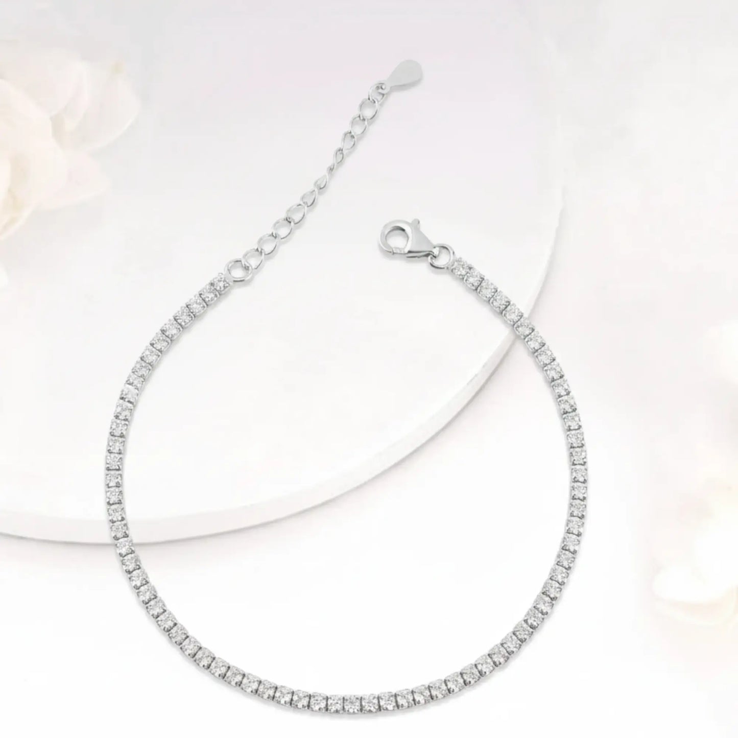 Silver Tennis Bracelet
