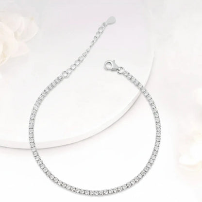 Silver Tennis Bracelet