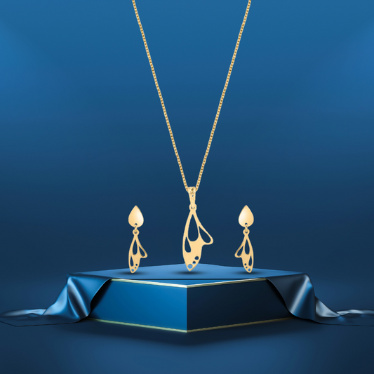 Gold Dewdrop Love Set