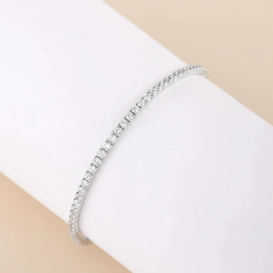Silver Tennis Bracelet