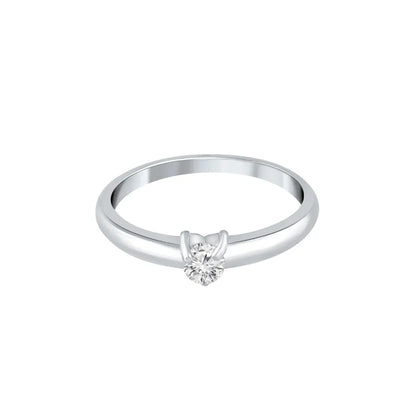 Silver Chic Solitaire Ring