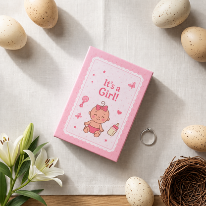 Hello Little One Silver Coin Gift Box
