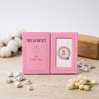 Hello Little One Silver Coin Gift Box
