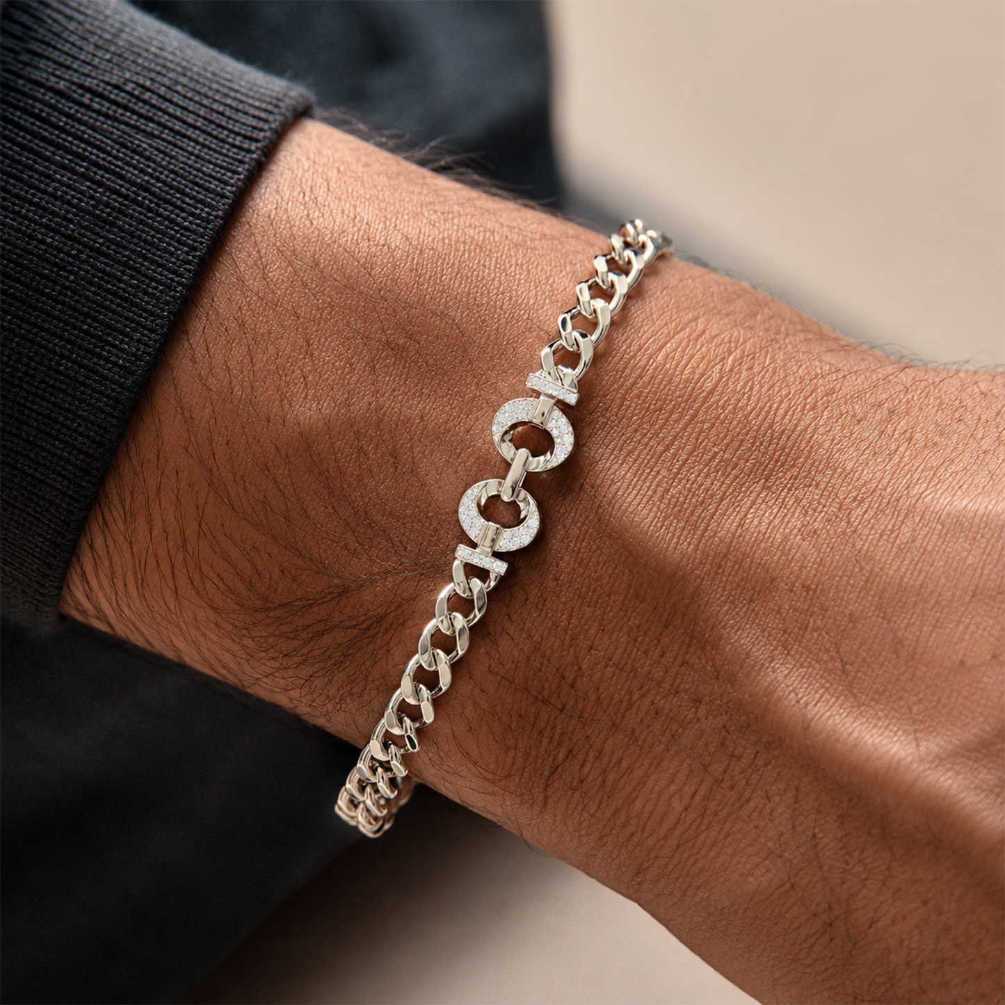 Silver Infinity Chain Bracelet