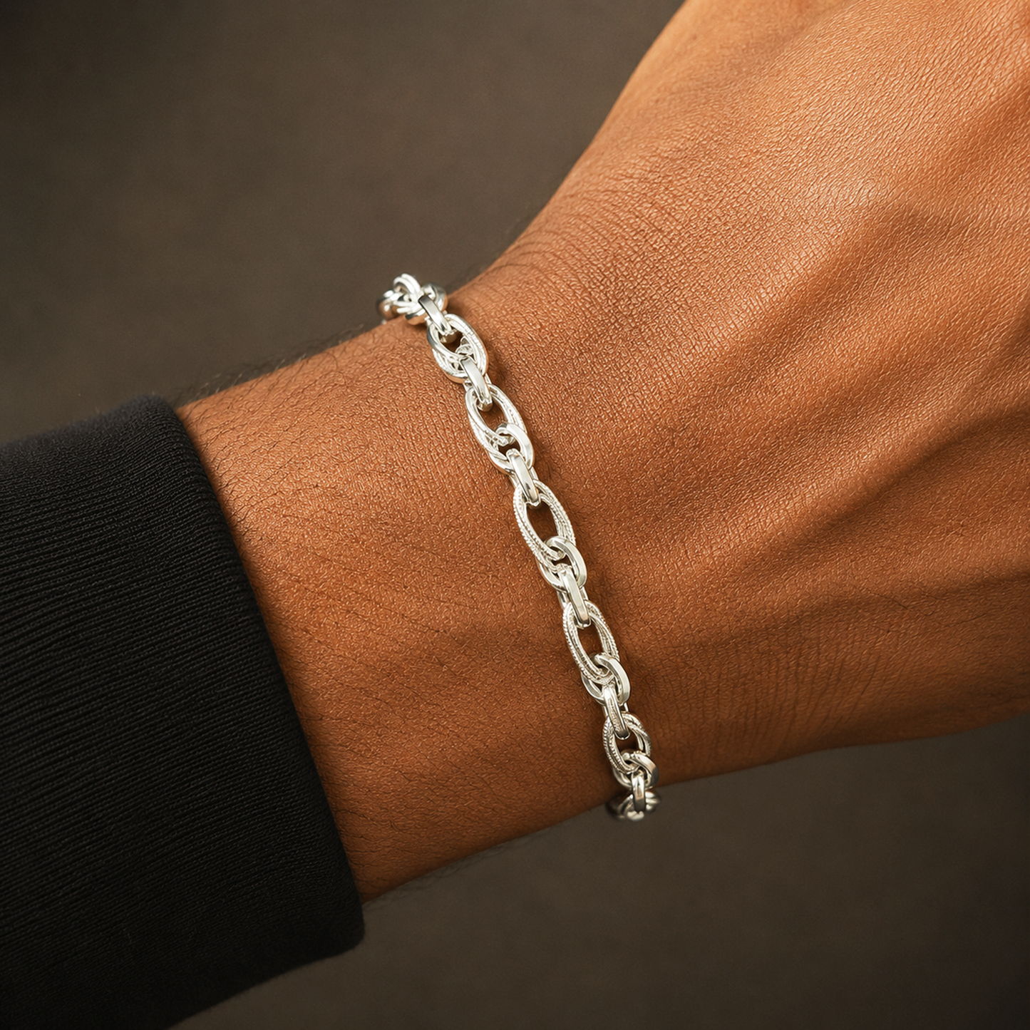 Silver Infinity Link Bracelet