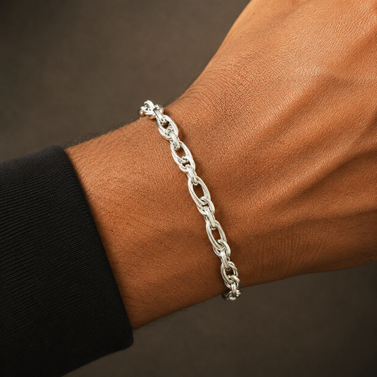 Silver Infinity Link Bracelet