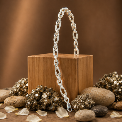 Silver Infinity Link Bracelet