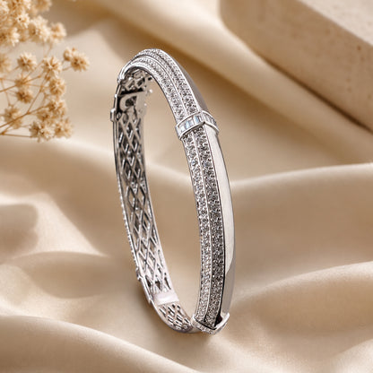 Radiant Grace Silver Kada