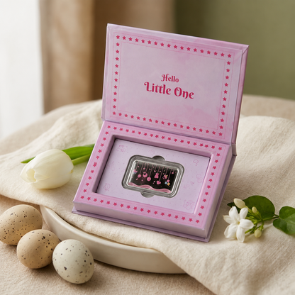 Silver Hello Little One Gift Kit