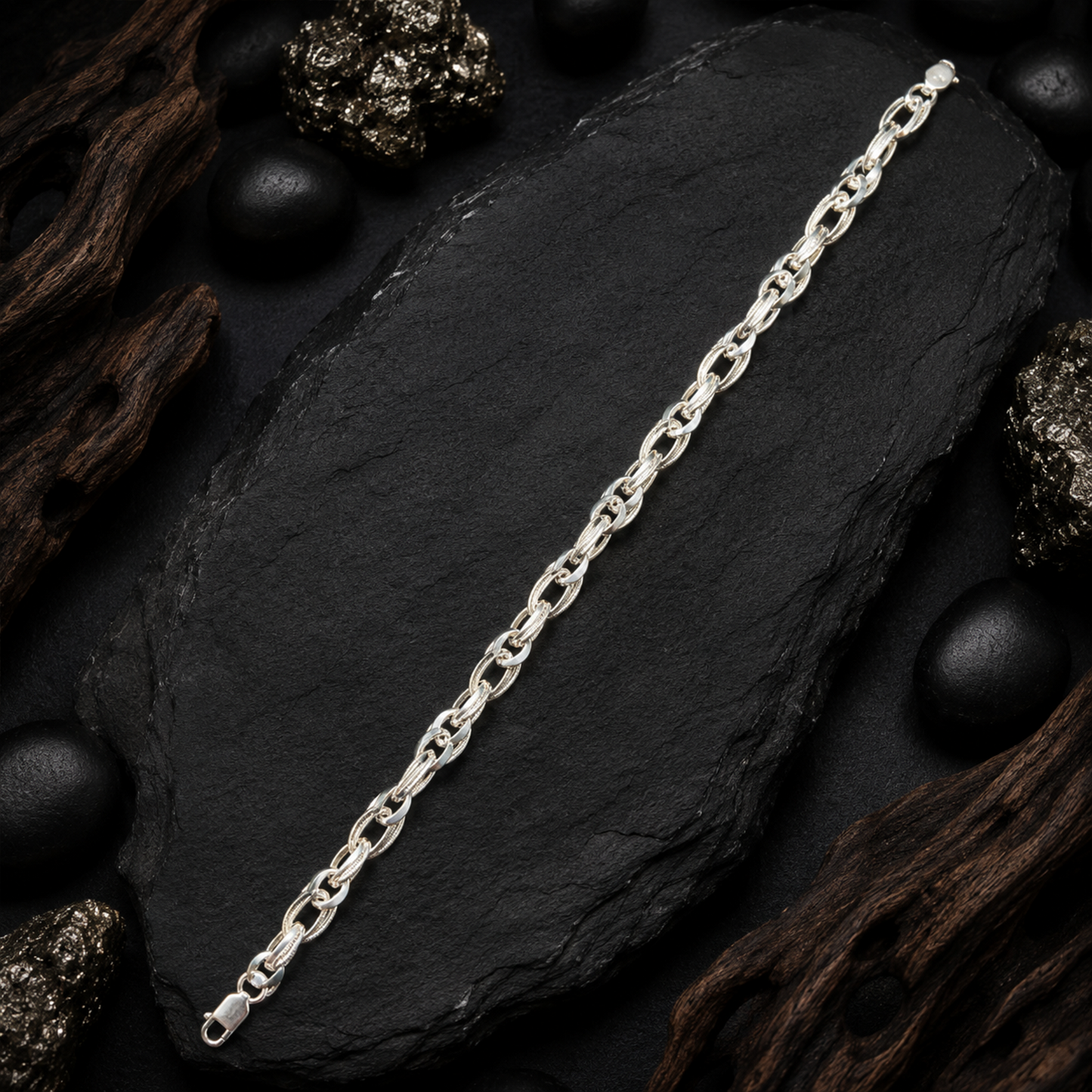 Silver Infinity Link Bracelet