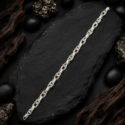 Silver Infinity Link Bracelet
