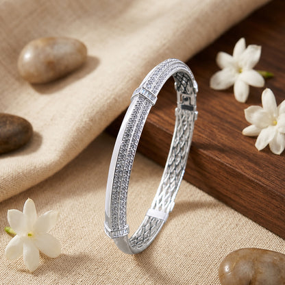Radiant Grace Silver Kada