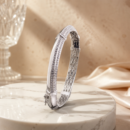 Radiant Grace Silver Kada
