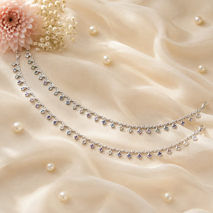 Prism Charm Italian Anklet