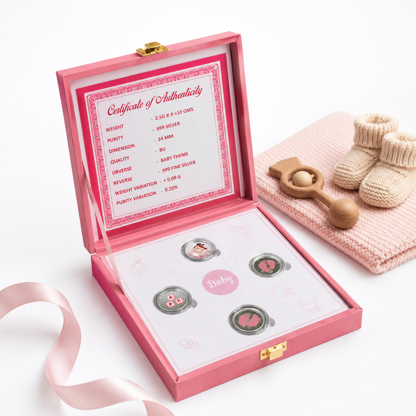 Baby Welcome Silver Coin Gift Kit