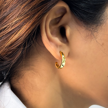 Classic Golden Hoop Earrings