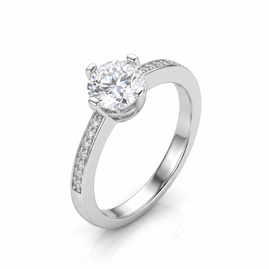 Round Brilliant Cut Solitaire Ring