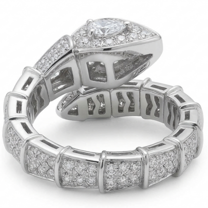 Serpenti Pave Snake Ring