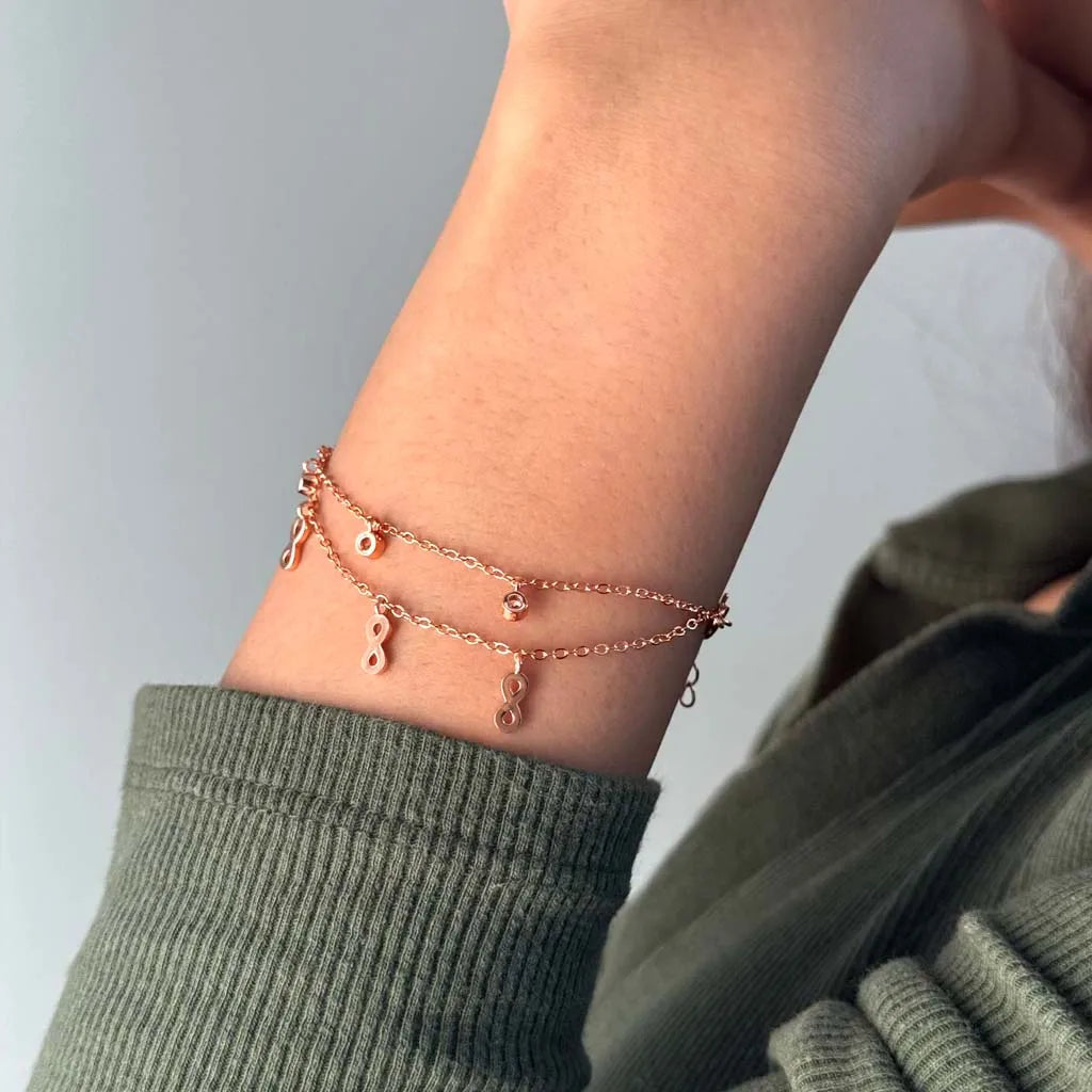 Rose Gold Infinite Grace Bracelet
