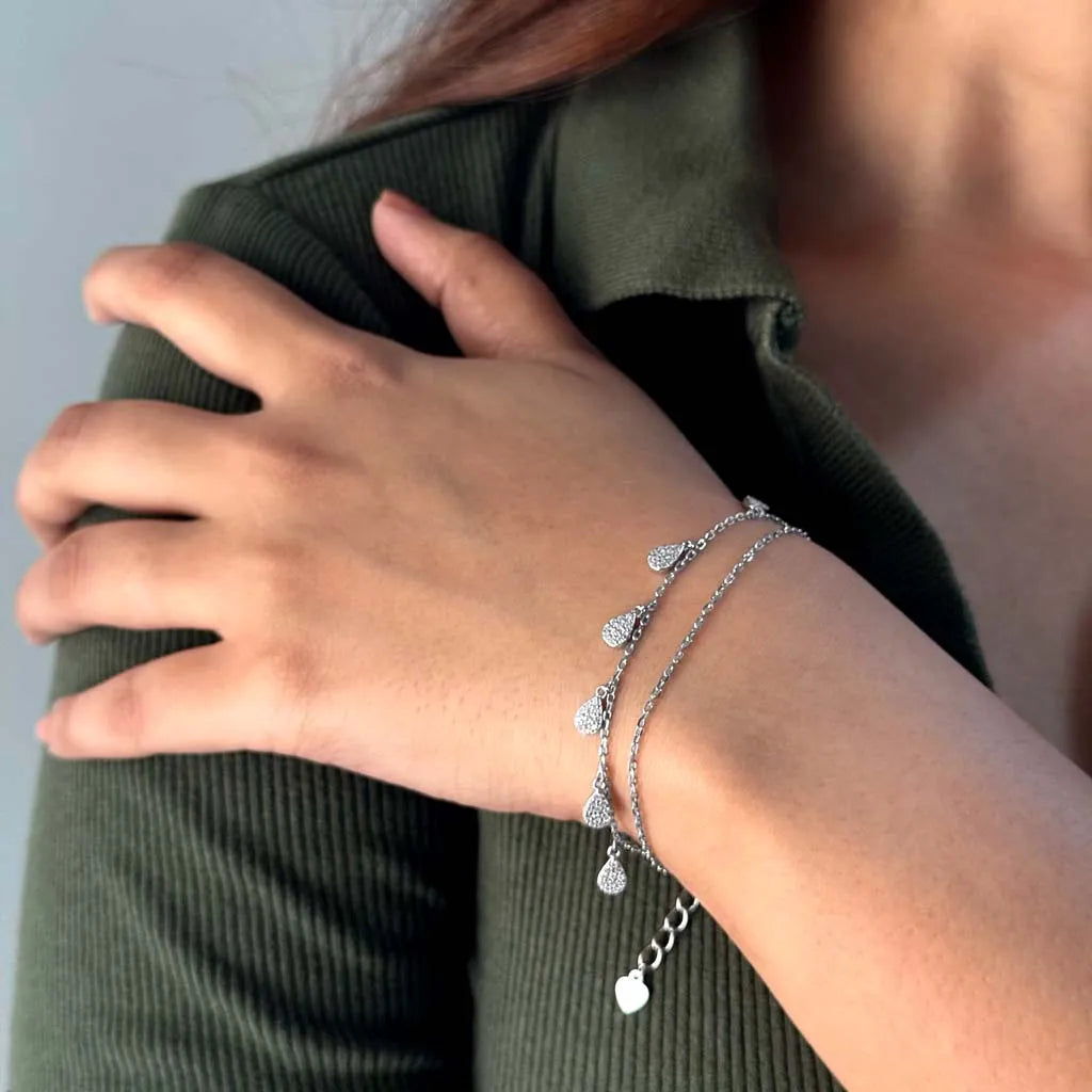 Silver Opulent Charms Bracelet