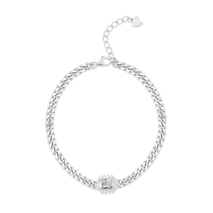 Silver Claasic Link Bracelet