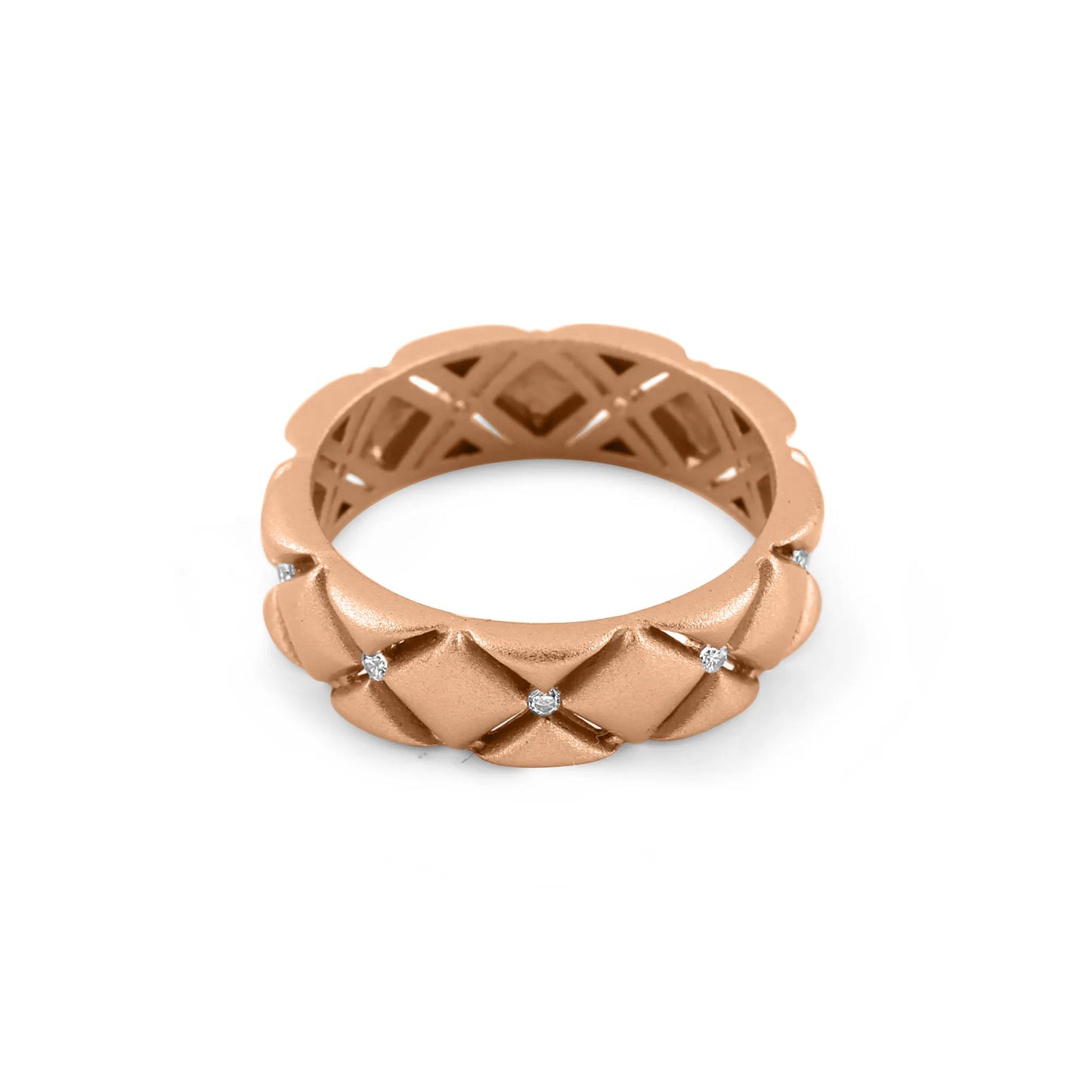 Rose Gold Criss Cross Band