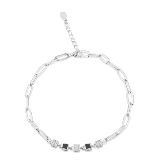 Silver Eterna Link Bracelet