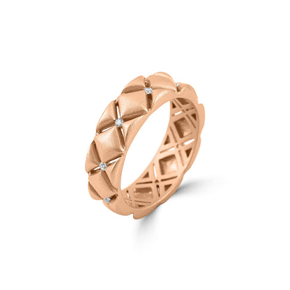 Rose Gold Criss Cross Band