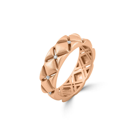 Rose Gold Criss Cross Band