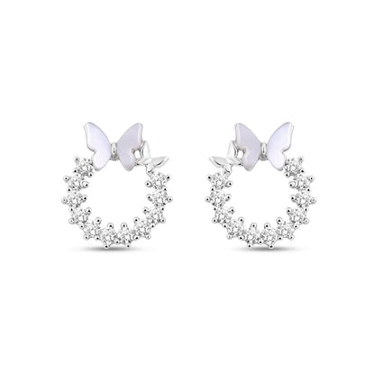 Silver Oyster Butterfly Set  with Link Chain